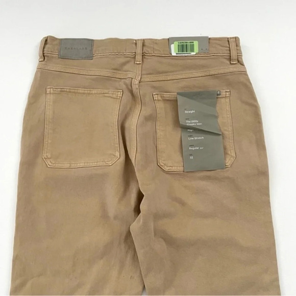 New Everlane Straight Utility Cheeky Jeans High Rise Desert Clay - Picture 4 of 10